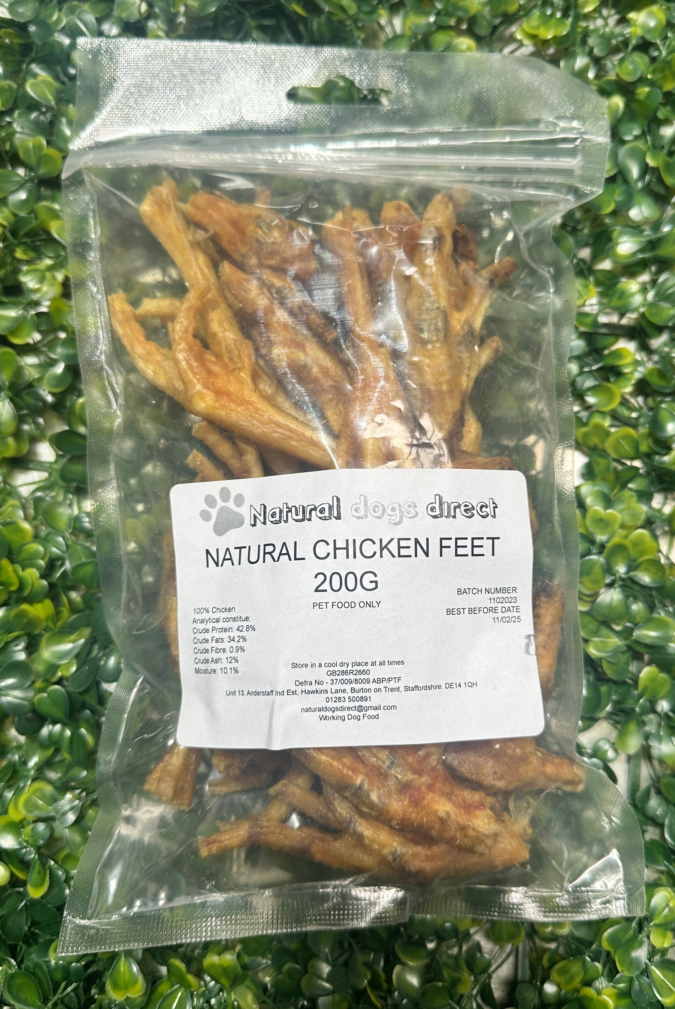 Chicken feet dog treats best sale